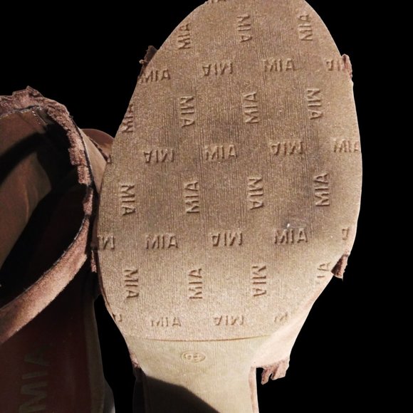 MIA Urban Open Toe Sling Back Block Heel Size 9.5,  Women's Shoes, Stacked Heel - Picture 7 of 12